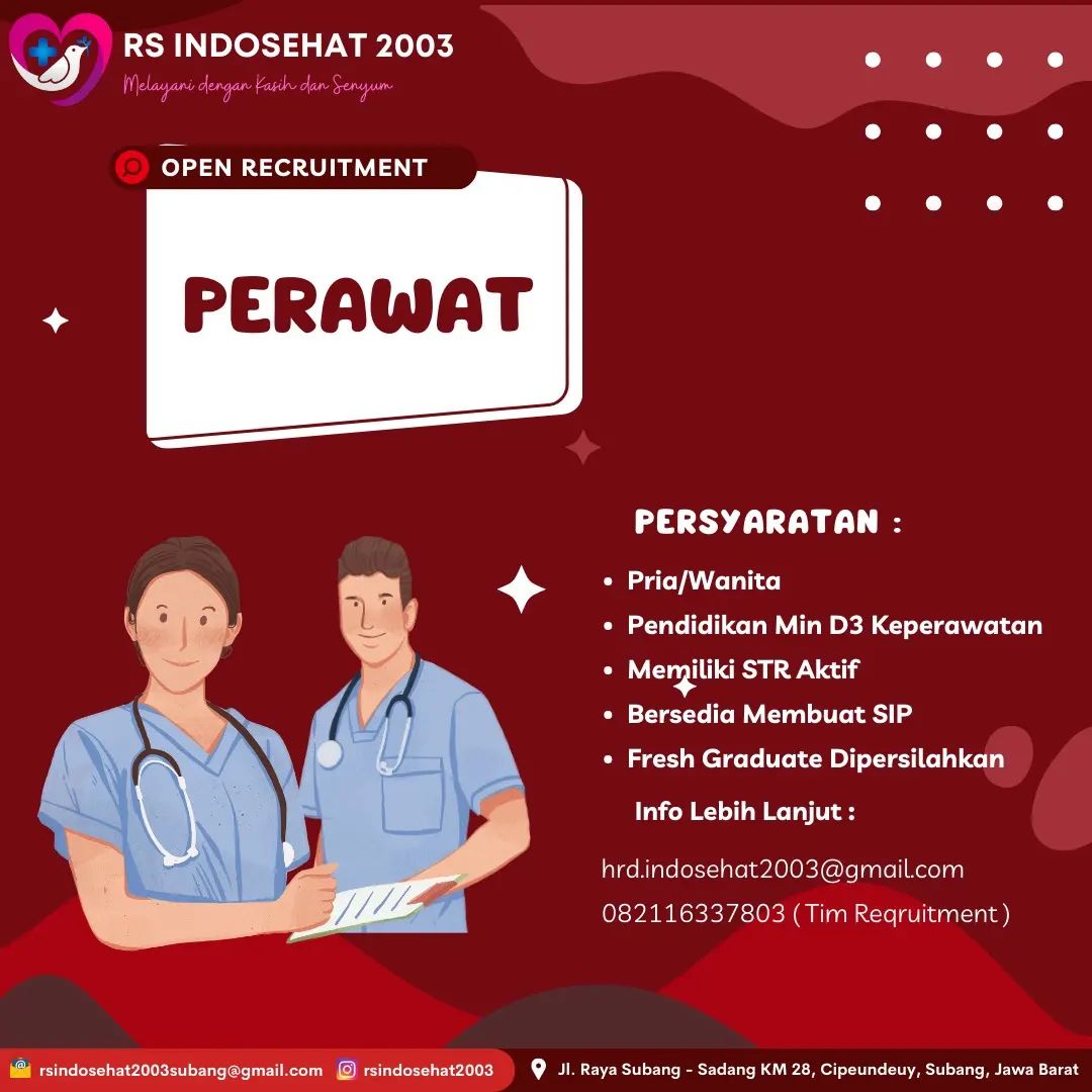 Lowongan Kerja Rumah Sakit Indosehat 2003 Subang